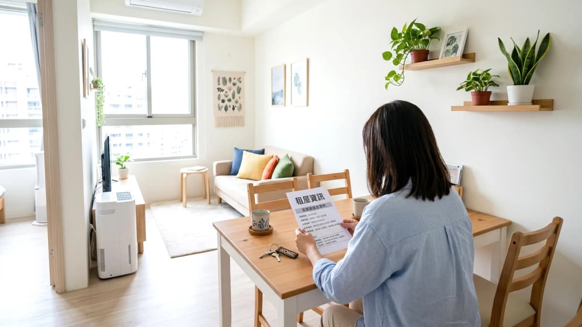 Làm đẹp nhà thuê ở Đài không mất tiền cọc: chống ẩm mốc và decor không dấu vết