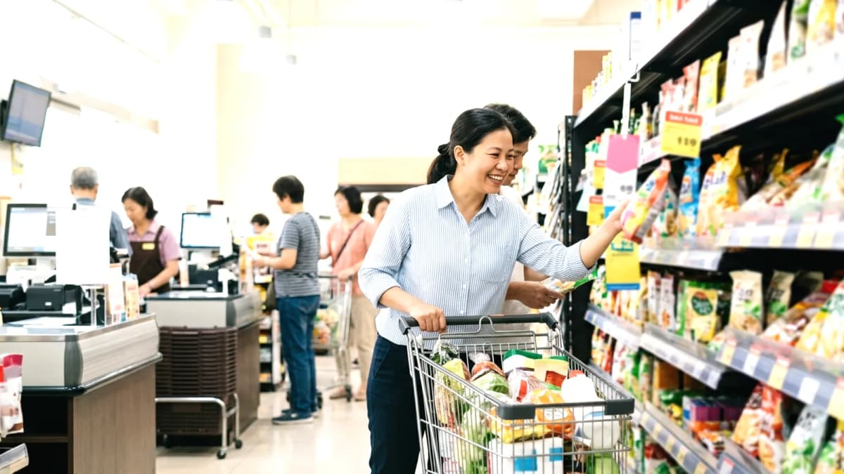 Săn sale siêu thị Đài Loan tiết kiệm