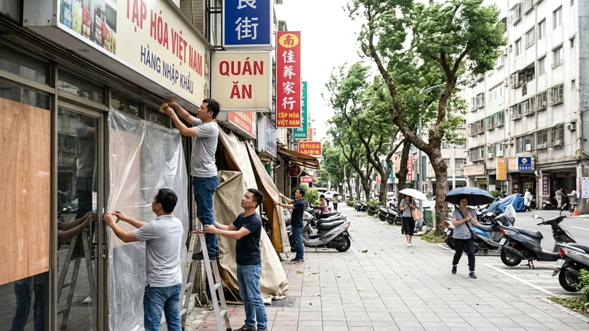 Bão Bavi mở rộng cảnh báo đất liền tại Đài Loan: Đề phòng gió lớn, mưa to