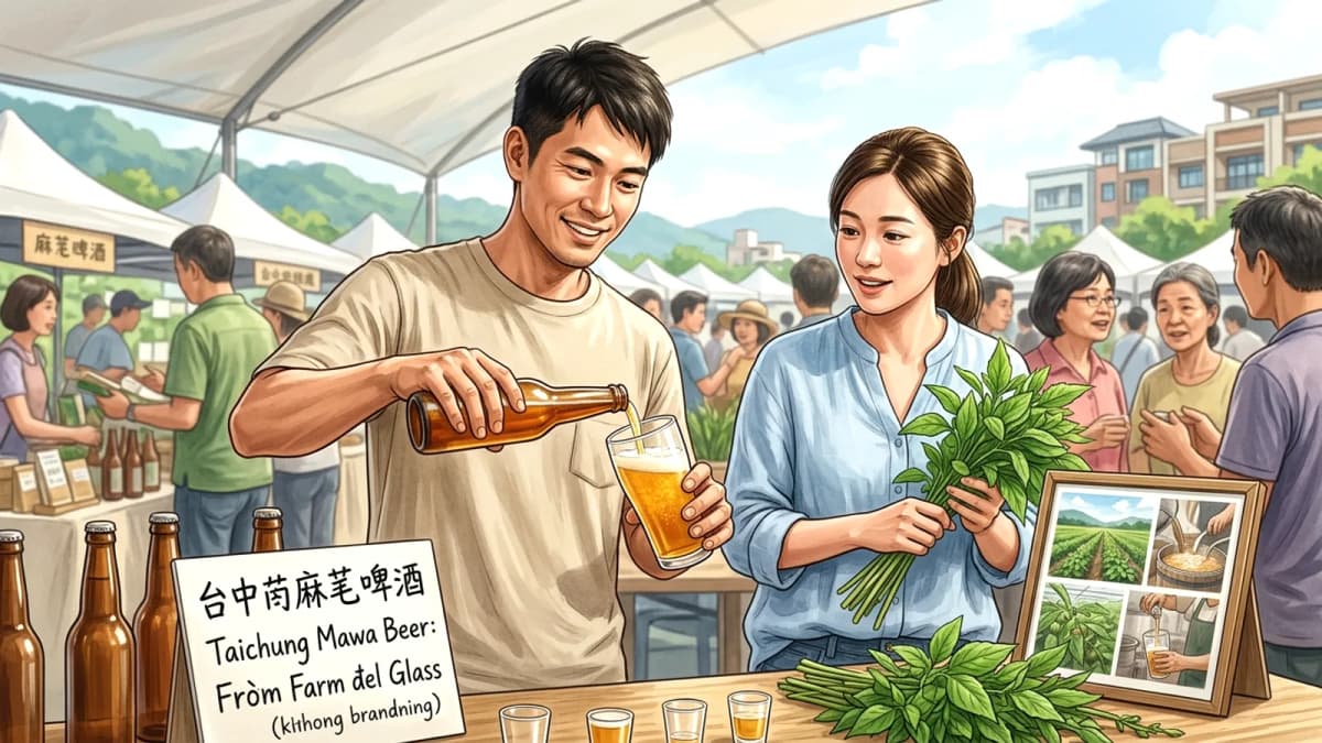 Bia 麻芛 (Mawa) ra mắt tại Đài Trung: Hành trình hơn một thập kỷ từ đồng ruộng đến ly bia