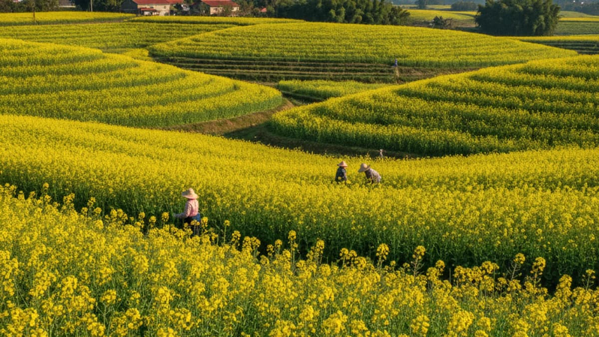 Cẩm nang du lịch Yunlin 2026: Vườn hoa cải, làng gỗ cổ Xiluo