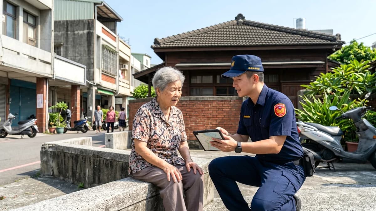 Cảnh sát Cao Hùng giúp cụ bà 80 tuổi lạc đường: Phát hiện địa danh cũ thời Nhật Bản
