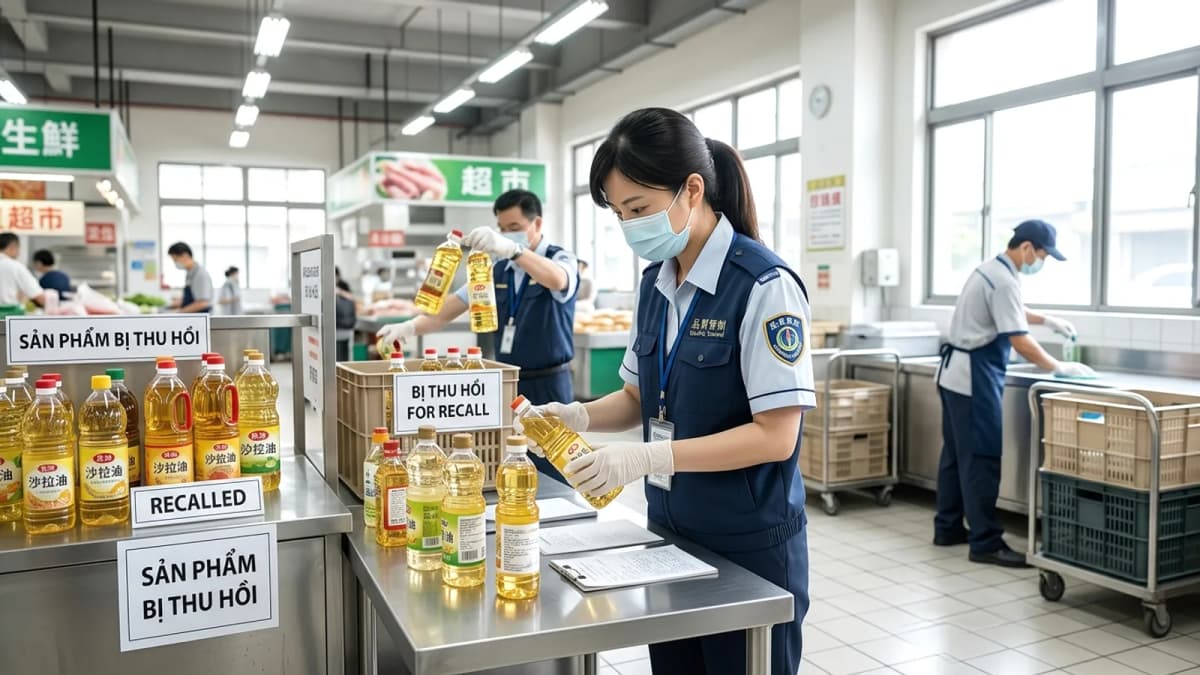 Đài Loan: Tân Bắc mở rộng kiểm tra dầu nhiễm chất gây ung thư, sản phẩm bị ảnh hưởng bị thu hồi