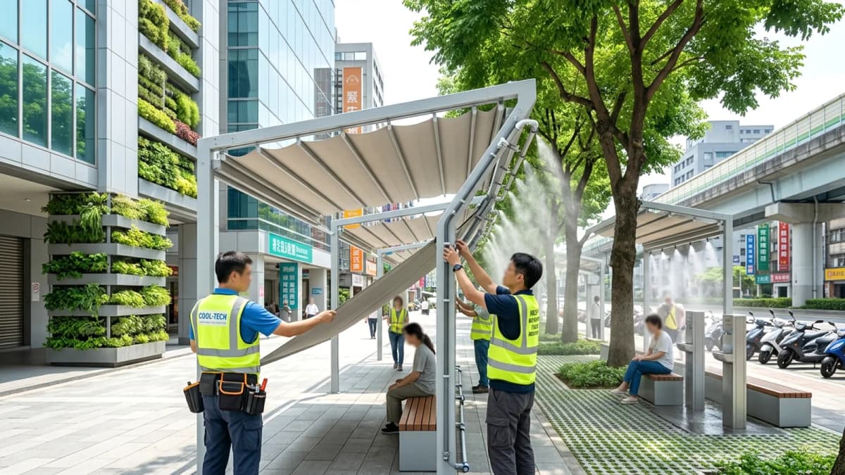 Đài Loan và Nhật Bản hợp tác chống nắng nóng cực đoan, xây dựng thành phố thích ứng khí hậu