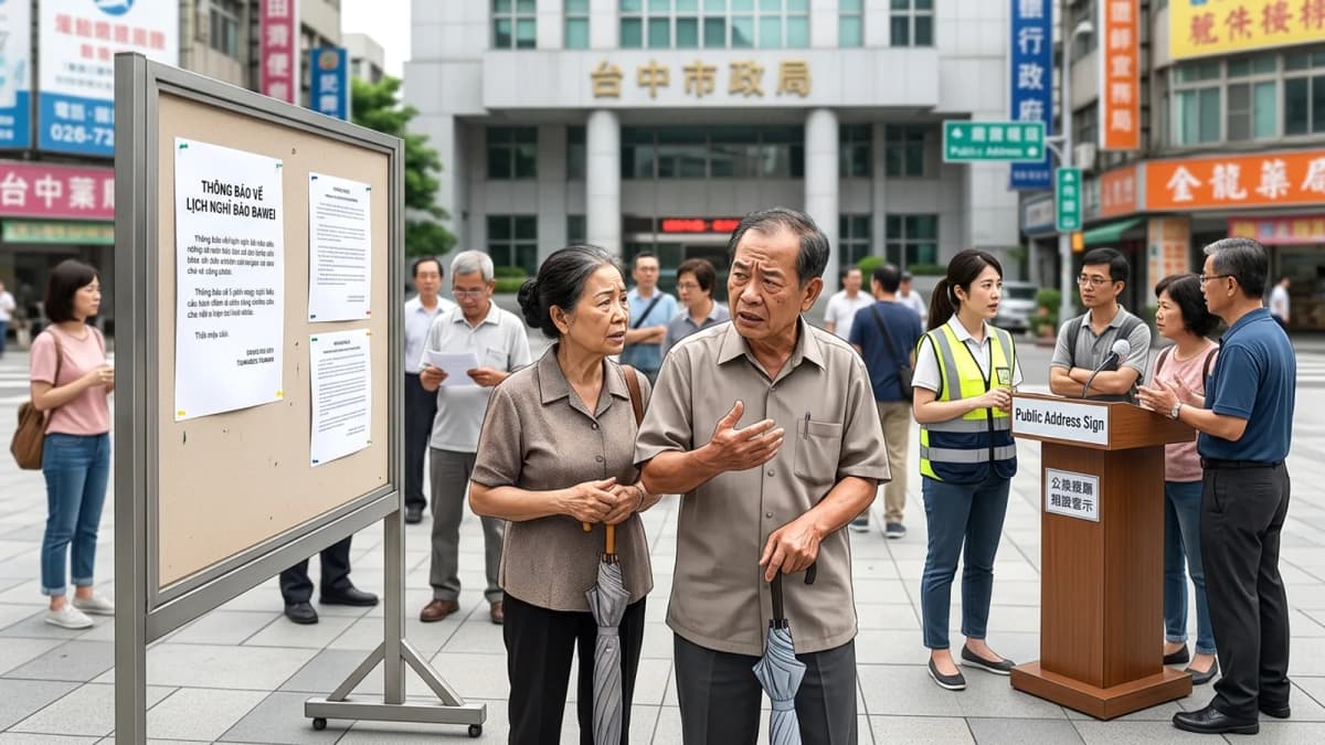 Đài Trung công bố lịch nghỉ bão Bawei gây tranh cãi: Chính quyền lý giải