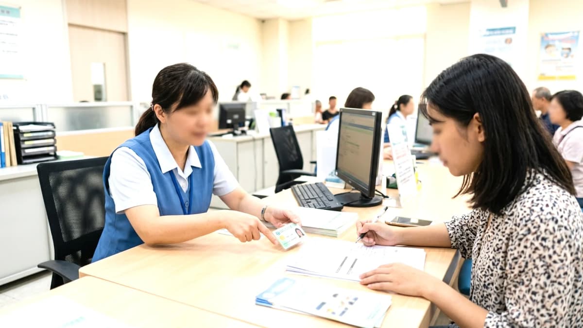 Đăng ký bảo hiểm y tế NHI cho lao động nước ngoài