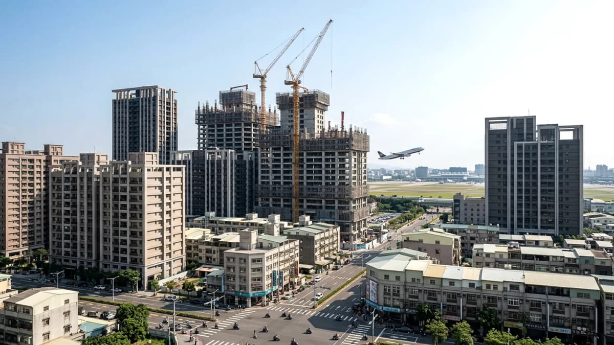 Dự án lớn tại Đài Loan bị nghi vượt giới hạn chiều cao, ảnh hưởng an toàn bay