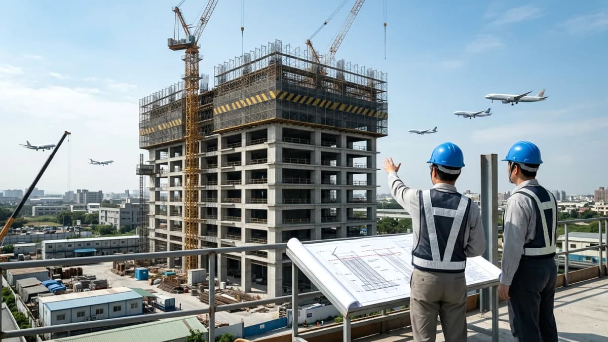 Dự án thương mại lớn tại Đào Viên đối mặt nguy cơ bị cắt giảm tầng do vi phạm quy định hàng không