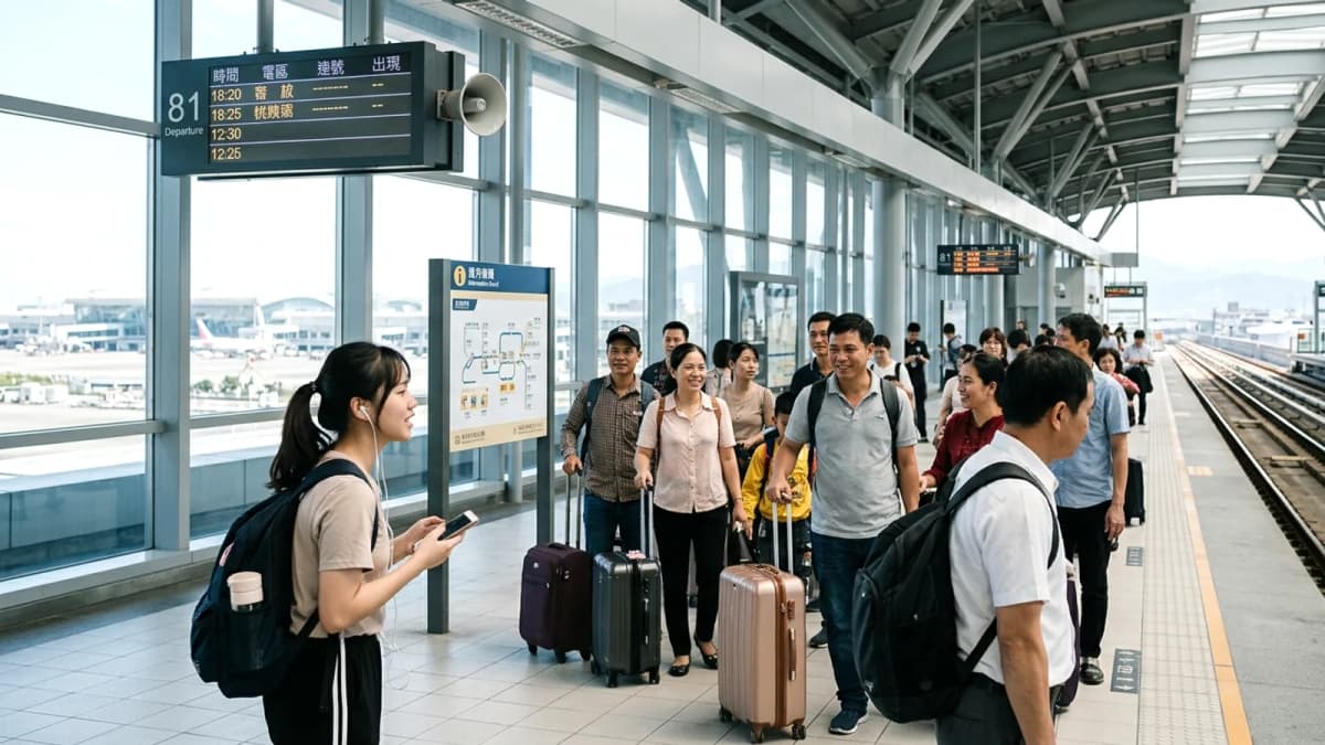 Ga MRT Sân bay Đào Viên công bố giai điệu riêng: Nâng tầm trải nghiệm hành khách