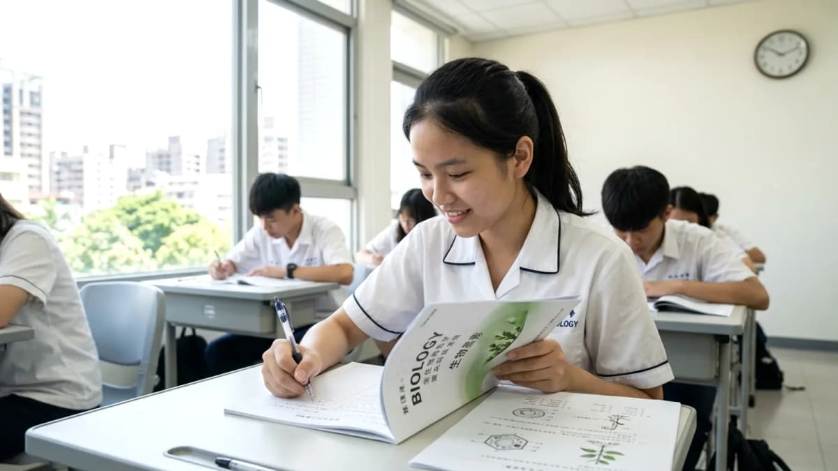 Kỳ thi Phân Khoa năm học 115: Môn sinh học được đánh giá 'dễ thở' tại Cao Hùng