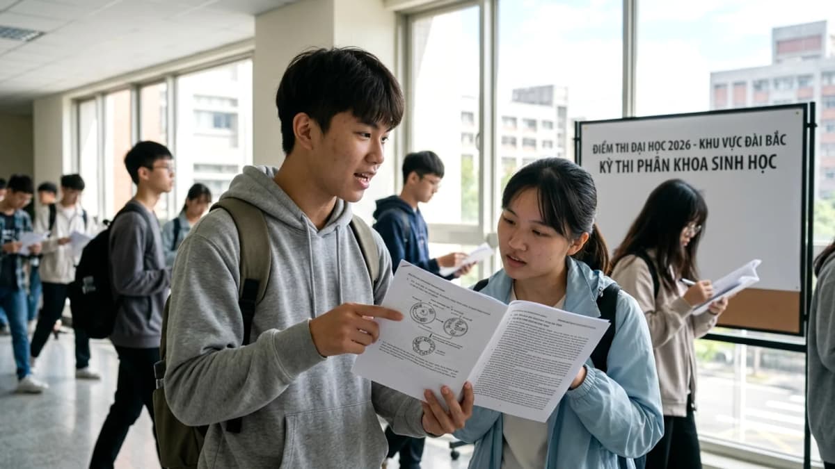 Kỳ thi Phân khoa Sinh học 2026: Thí sinh Đài Loan nhận định đề thi chi tiết, yêu cầu tư duy