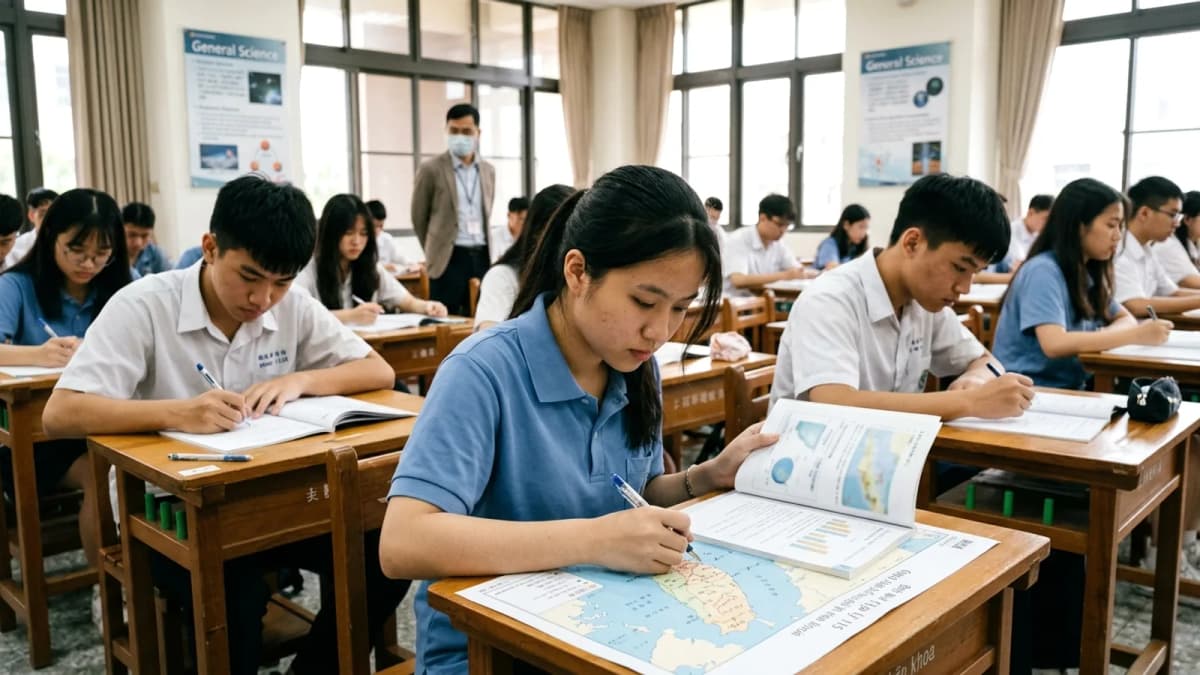 Kỳ thi Phân Khoa tại Đài Loan: Đề Địa lý năm 115 tập trung vào thời sự và thực tiễn