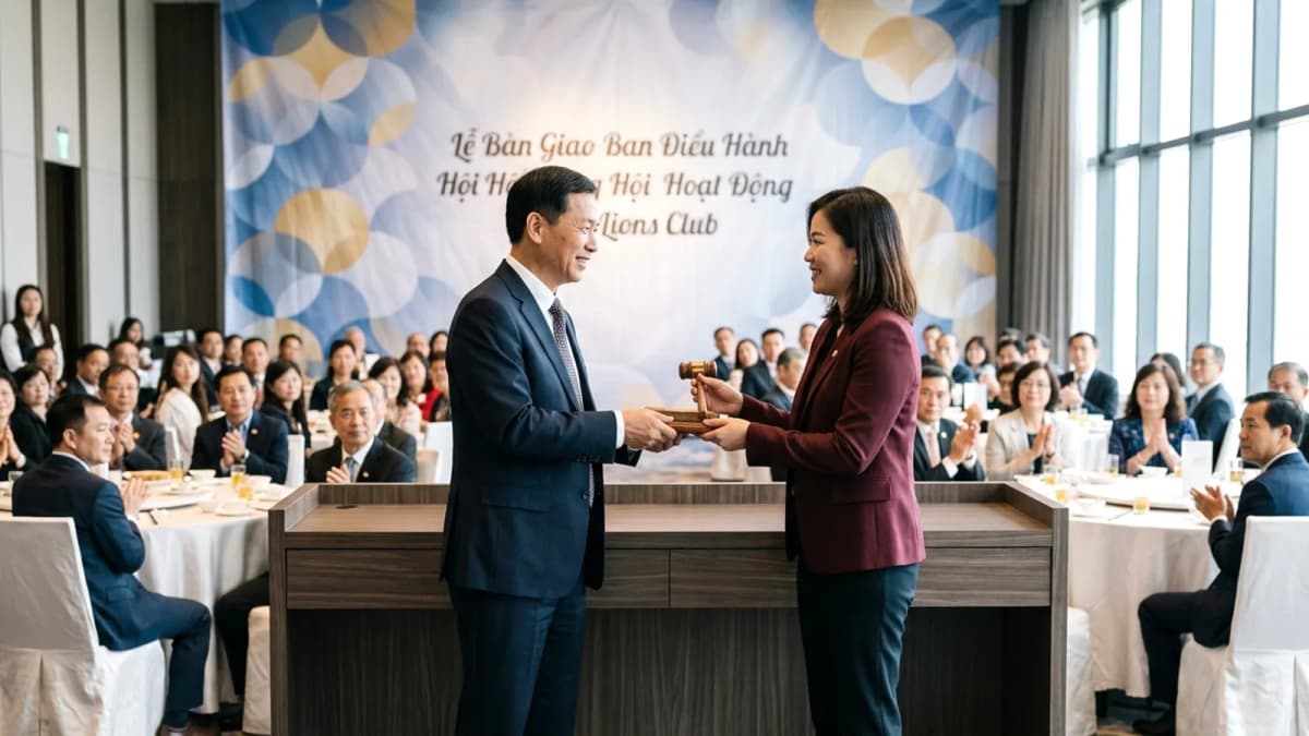 Lễ bàn giao tổng giám đốc Lions Club 300B 5 khu tại Đào Viên: Ghi nhận đóng góp và định hướng tương lai
