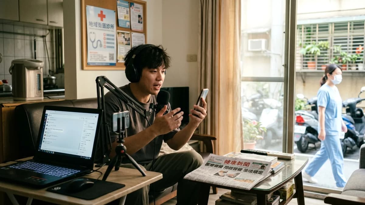 Livestreamer Đài Loan bị cáo buộc lăng mạ y tá, đối mặt điều tra theo Luật Y tế