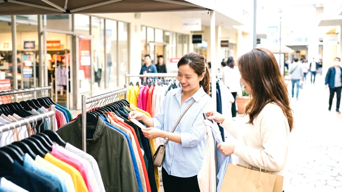 Mua hàng outlet giá rẻ tại Đài Loan