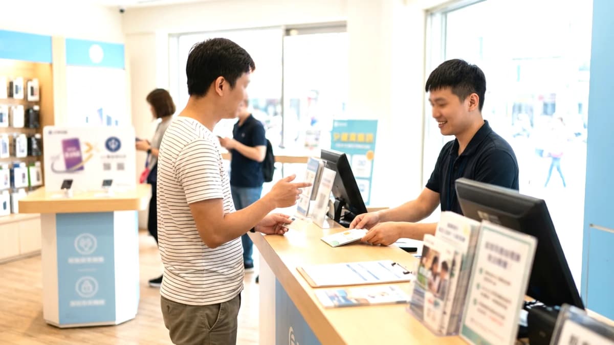 Mua SIM điện thoại tại Đài Loan cho người mới sang