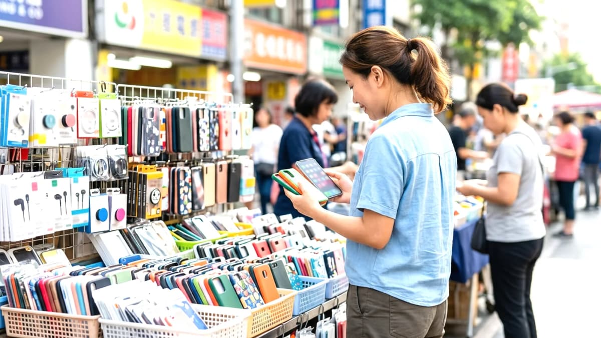 Phụ kiện điện thoại giá tốt tại Đài Loan