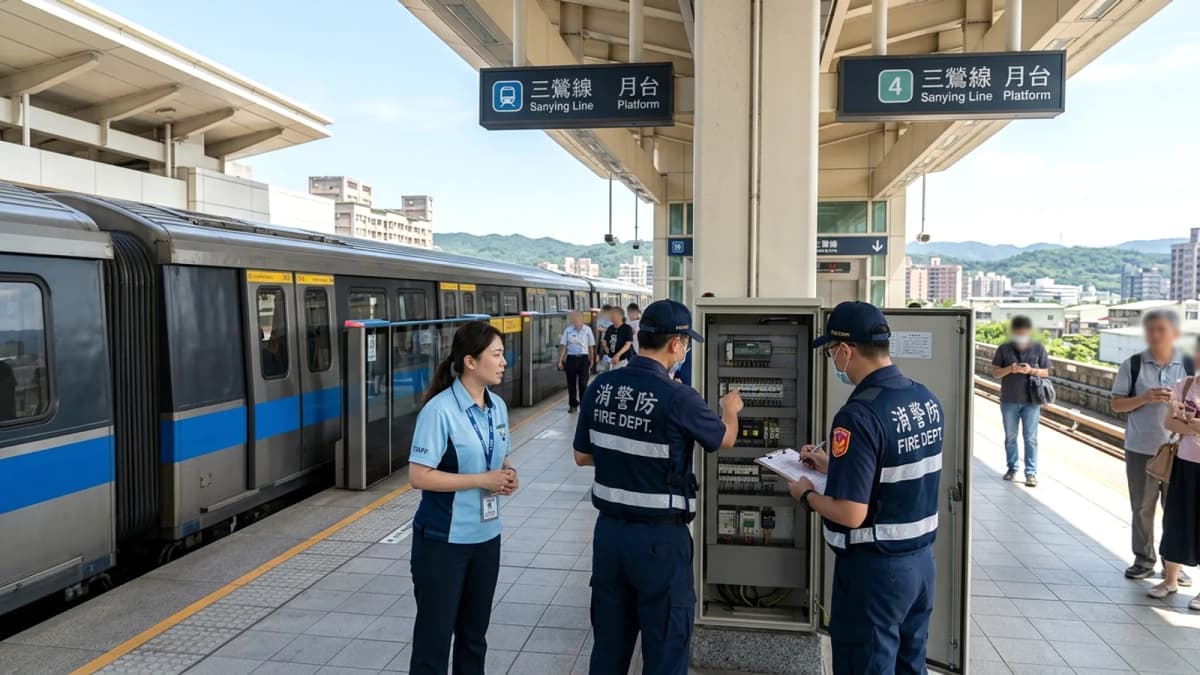 Sự cố báo cháy trên tuyến MRT Sanying: Không khói lửa, cơ quan chức năng điều tra