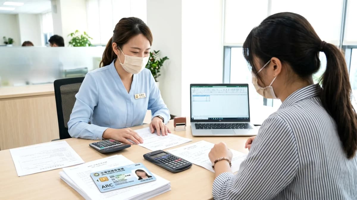Thẻ cư trú Đài Loan (ARC) 2026: làm trong 15 ngày, gia hạn, và thẻ số hoá mới