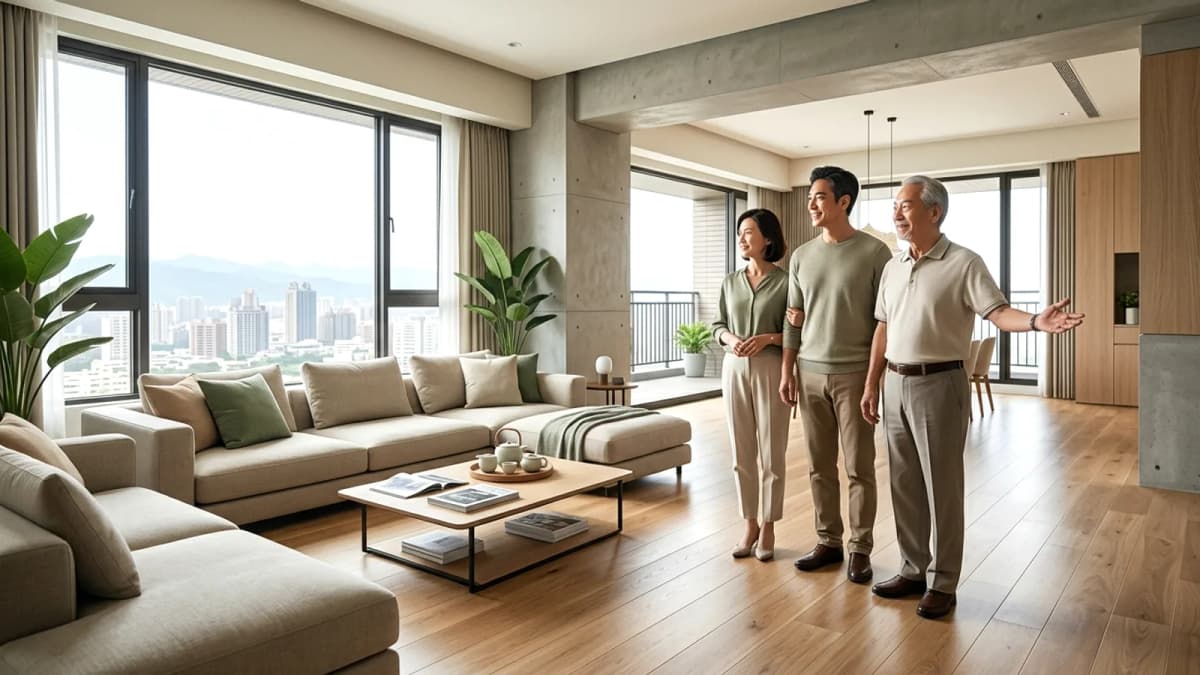 Thị trường nhà ở Đài Trung: Khách hàng trung niên và cao cấp ưu tiên không gian sống rộng rãi